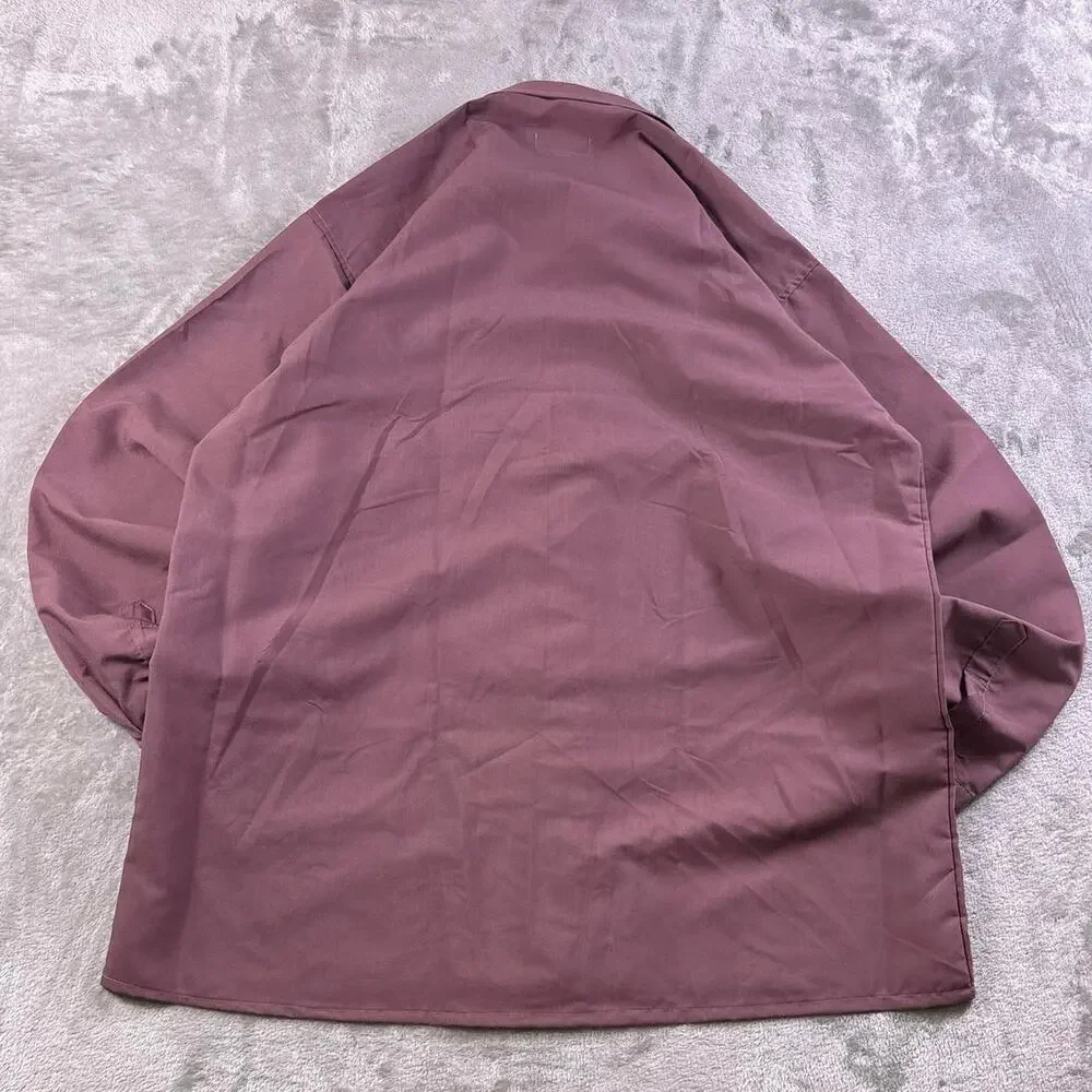 Polo Ralph Lauren Button Up Shirt Men’s XL Burgundy Maroon Vintage